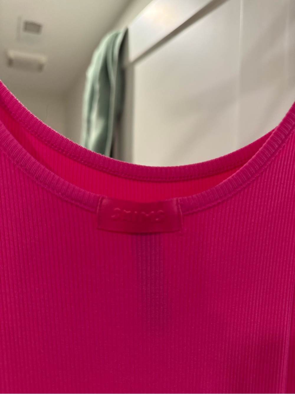 SKIMS Hot Pink Slim-Fit Maxi Dress - Picture 5 of 6